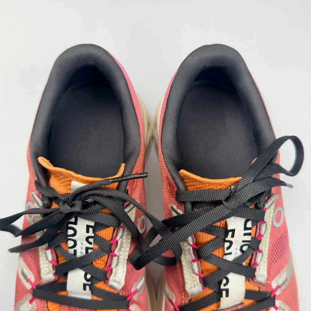 On Cloudeclipse Running Shoes Womens 7 Pink Orange Performance Athletic